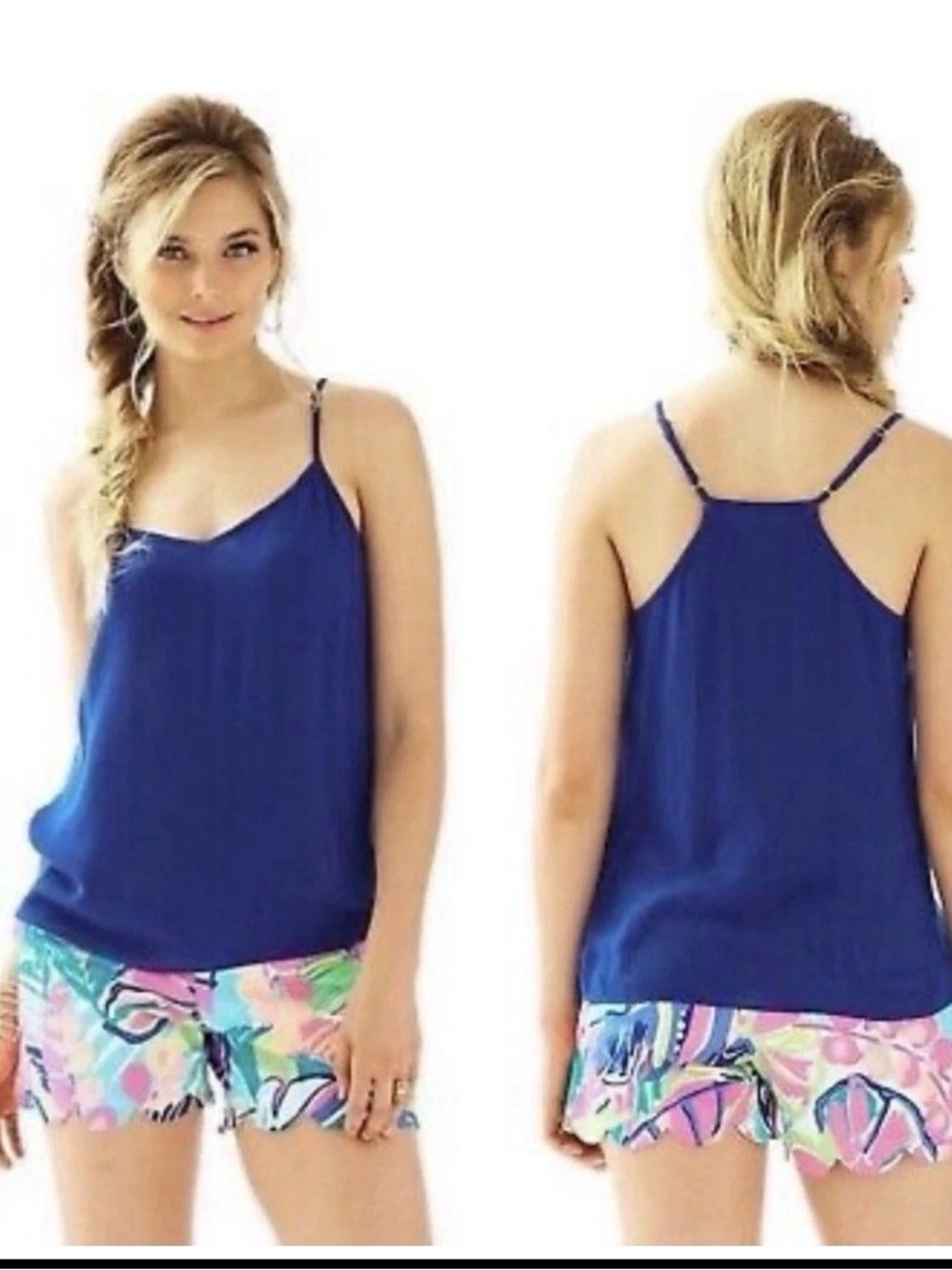 Lilly Pulitzer Purple Spaghetti Strap Tank